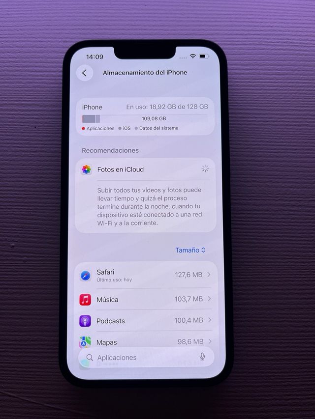 iPhone 13 128GB Negro - Batería 100%