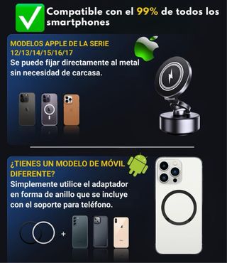 NUEVO! Soporte Móvil Coche Magnético Carga