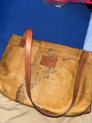 Borsa Alviero Martini 1ª Classe Beige/Marrone