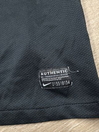 Camiseta FC Barcelona Nike Negra LFP Qatar niño