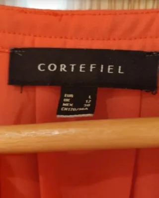 Blusa Cortefiel Naranja Talla M