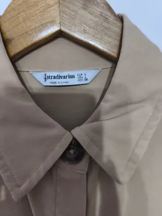 Sobrecamisa beige
