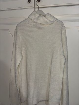 Maglioncino collo alto bianco