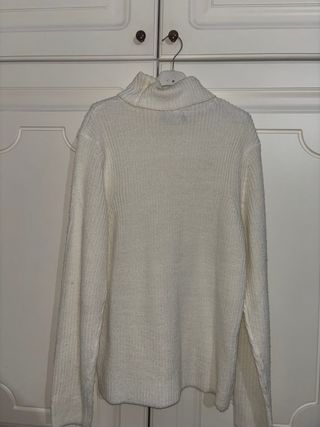 Maglioncino collo alto bianco