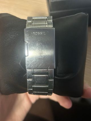 Reloj Fossil Negro y Plateado