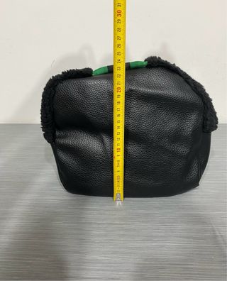 Borsa a sacco Mnml Couture nera e verde