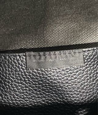 Borsa a sacco Mnml Couture nera e verde