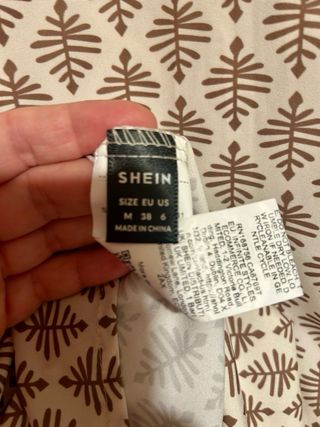 Vestido estampado beige clon de Marieth