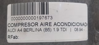 COMPRESOR AIRE ACONDICIONADO AUDI A4 BERLINA (B5)