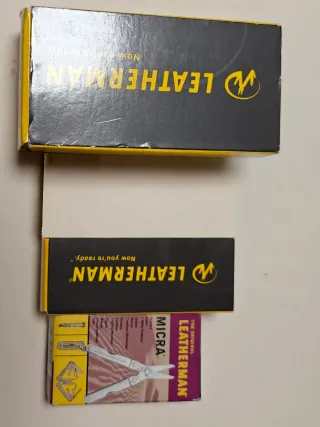 Cajas Leatherman vacias