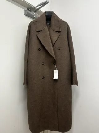 Abrigo Mango oversize lana