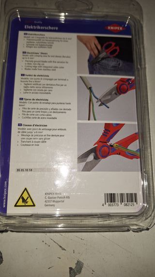 Tijeras electricista Knipex 95 05 10 SB