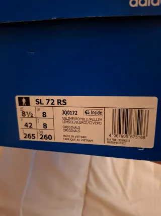 Zapatillas Adidas SL72 Verdes y Azules