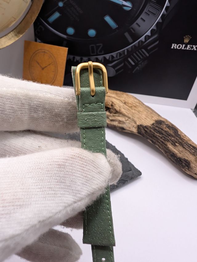 Cinturino Citizen Vintage NOS 13mm Pelle Verde