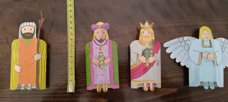 Belén 11 figuras cartón plegables