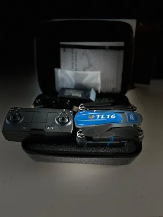 Dron TL16 Azul y Negro