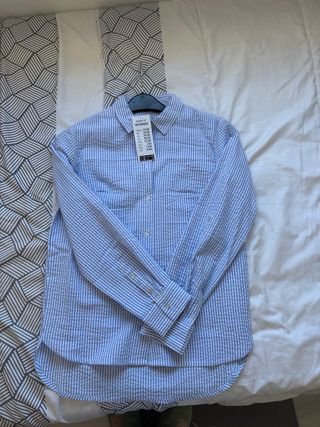 Camisa de rayas azules y blancas Talla M