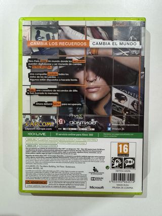 Remember Me Xbox 360 PAL ESP