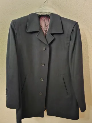 Americana traje hombre negra