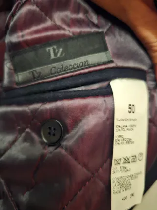 Americana traje hombre negra