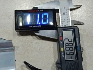 Voltmetro Digitale LED Blu