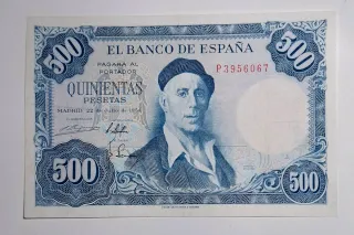 500 Pesetas 1954 Serie P395