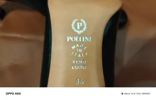 Scarpe Pollini Nere Tacco 5cm. Taglia n. 34