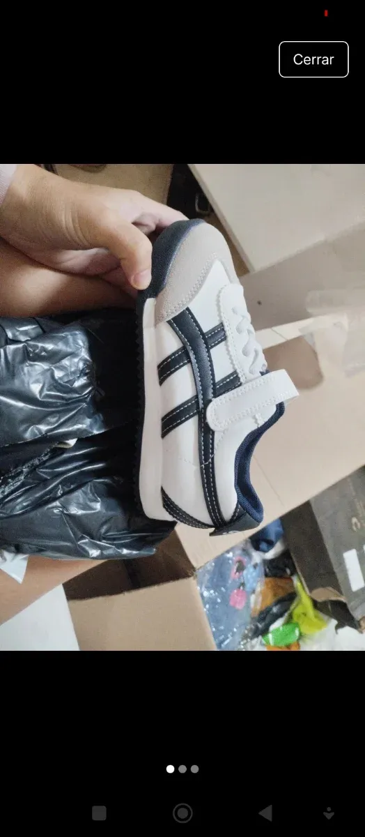 Botines niño blancos y grises