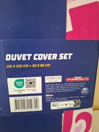 Set 2 completi letto Paw Patrol