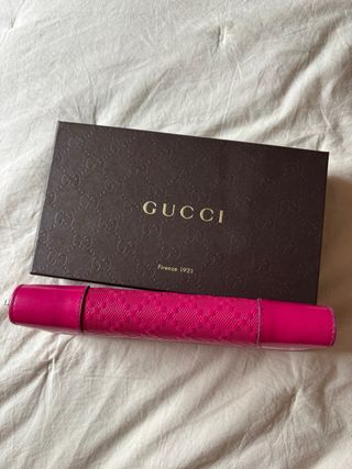Cartera Gucci Original Piel Rosa Cremallera