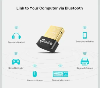 Adattatore Bluetooth TP-Link UB400 USB Nero