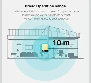 Adattatore Bluetooth TP-Link UB400 USB Nero