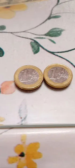 Lote 2 monedas 1 Euro