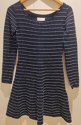 Vestido de invierno azul