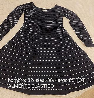 Vestido de invierno azul