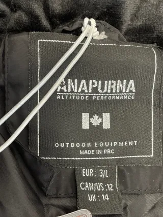Parka Anapurna Negra Talla L