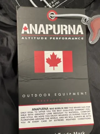 Parka Anapurna Negra Talla L