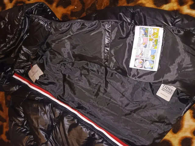 Chaqueta Moncler Negra Brillante