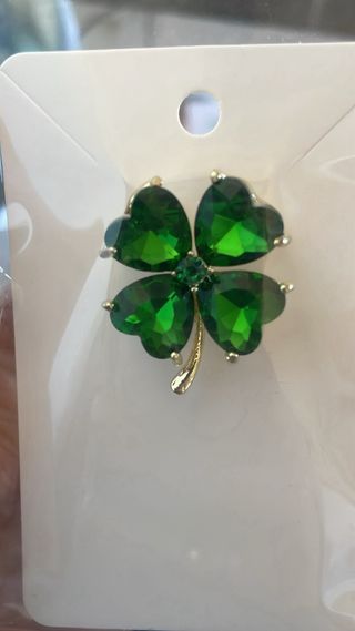 Broches Navideños con circonitas