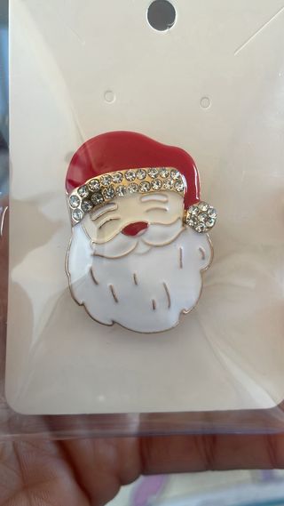 Broches Navideños con circonitas