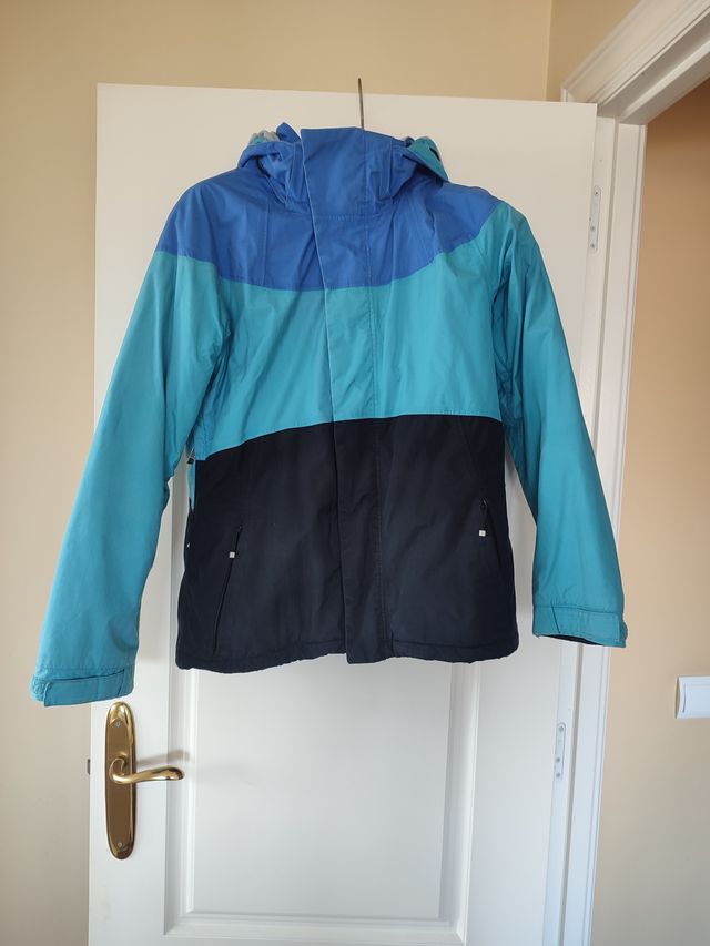 Chaqueta Impermeable Bonfire Mujer Azul/Turquesa