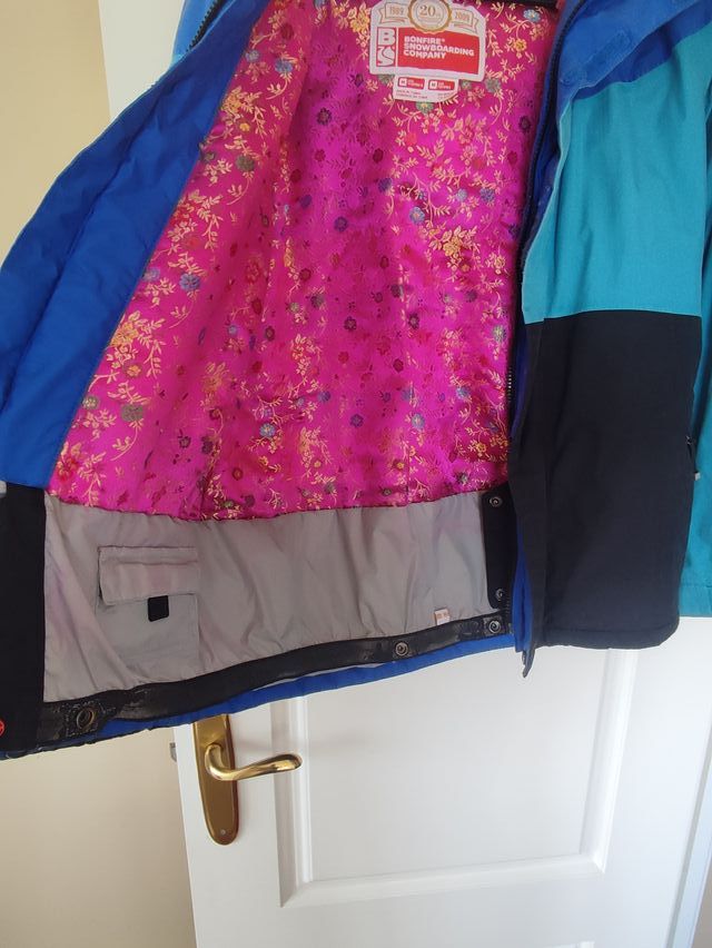 Chaqueta Impermeable Bonfire Mujer Azul/Turquesa