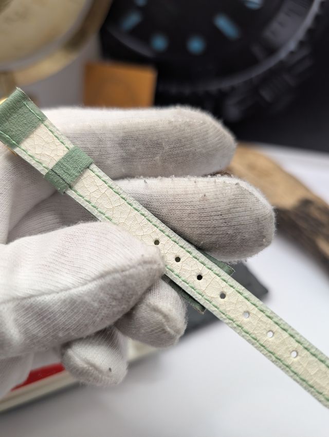 Cinturino Citizen Vintage NOS 13mm Pelle Verde