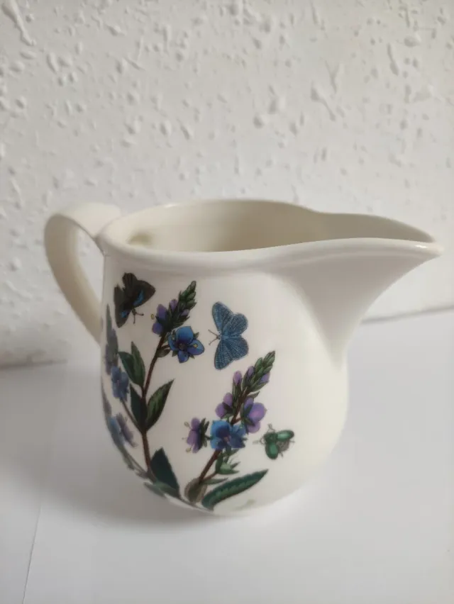 Jarra Leche Portmeirion Speedwell Flores Mariposas