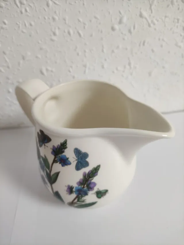 Jarra Leche Portmeirion Speedwell Flores Mariposas
