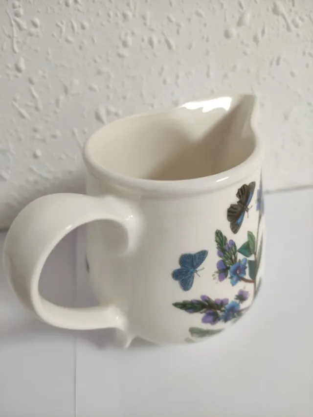 Jarra Leche Portmeirion Speedwell Flores Mariposas
