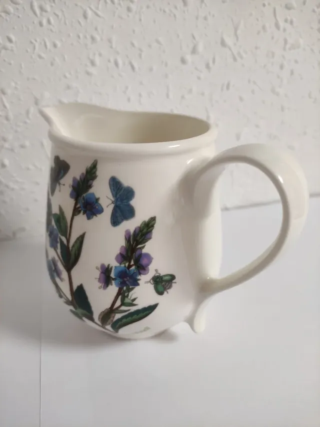 Jarra Leche Portmeirion Speedwell Flores Mariposas