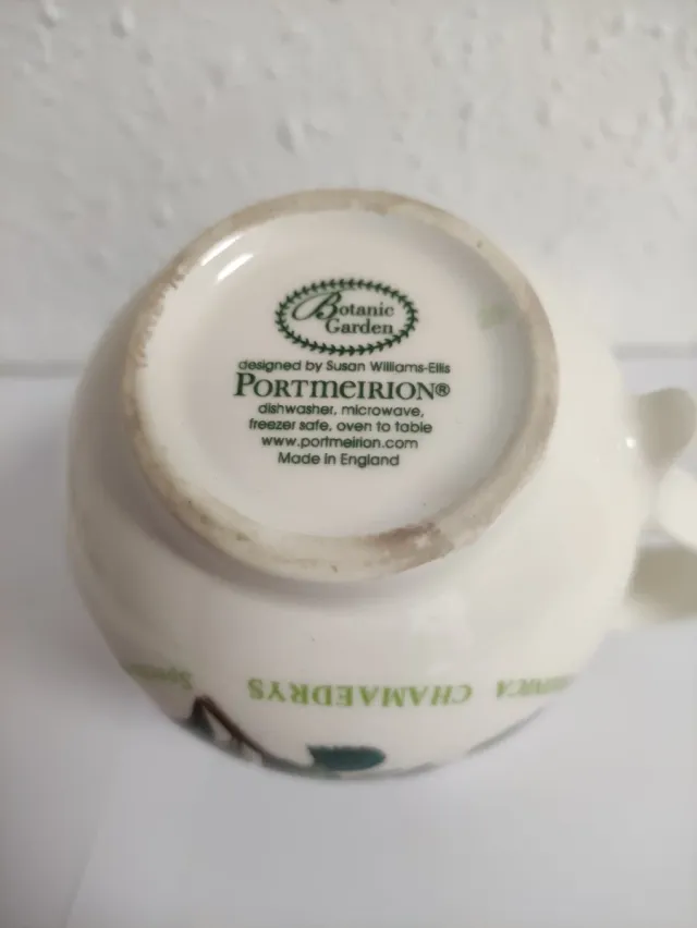 Jarra Leche Portmeirion Speedwell Flores Mariposas