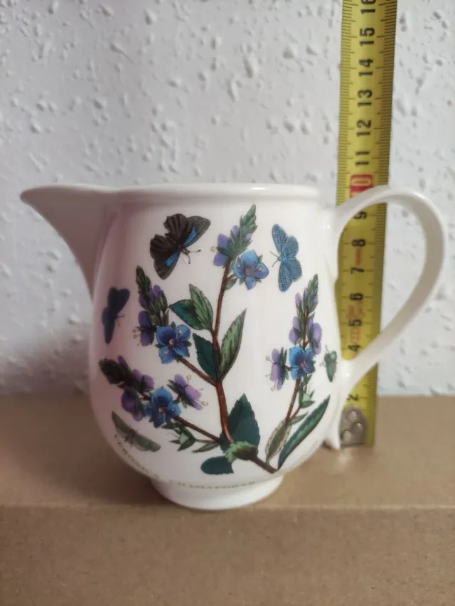 Jarra Leche Portmeirion Speedwell Flores Mariposas