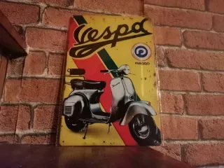 Placa Decorativa Vespa Piaggio